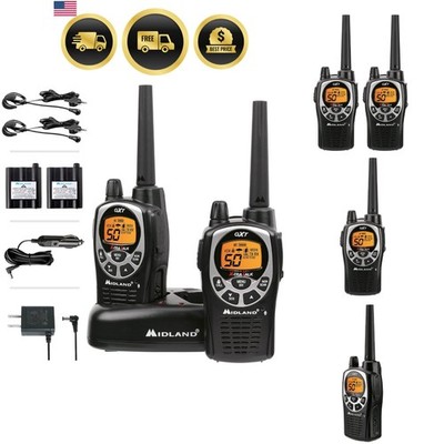 GMRS Two-Way Radio 50 Channel, Long Range, 142 Privacy Codes, SOS, NOAA, Rech...