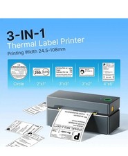 4x6 Thermal Shipping Label Printer, Postage Label, Barcode, Wireless, Bluetooth