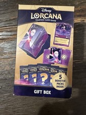 NEW 2025 Ravensburger Disney LORCANA Elsa Promo Card 5 Booster Pack GIFT BOX