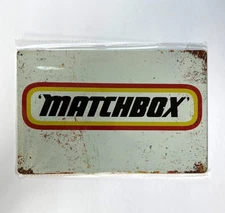 Matchbox 8 x 12 Novelty Metal Sign New Shrink-wrapped