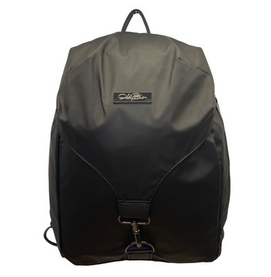Ashley Black Women s Black Nylon Secure Adjustable Straps Multi Pockets Backpack