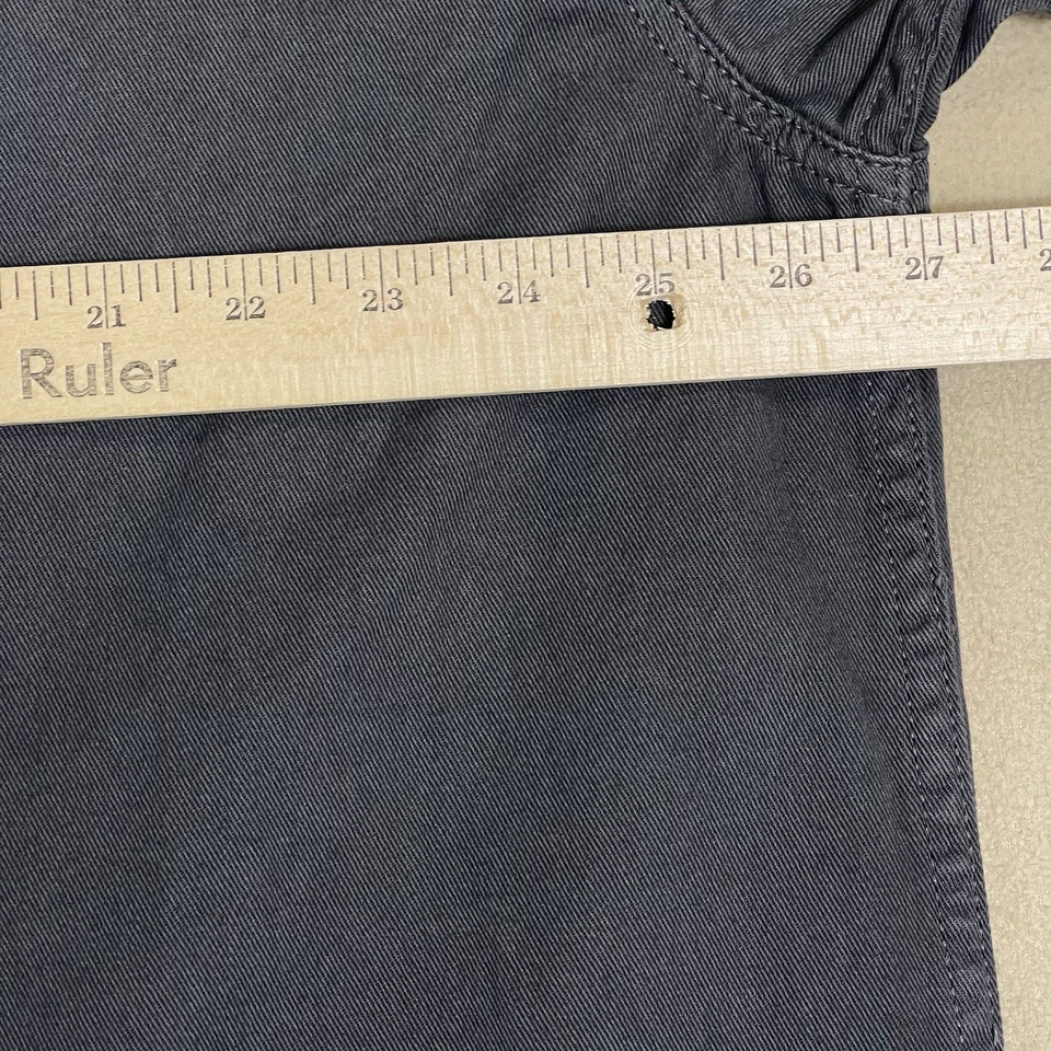 Chef Works Chefs Jacket Mens 4XL Gray Button Front Collared Long Sleeve - Image 4 of 4