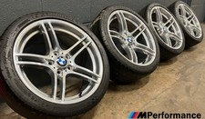 GENUINE BMW 19” 313M ALLOY WHEELS & MICHELIN TYRES SET CHROME