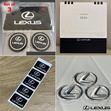 LEXUS Car Cushon Mat, Coaster, Calendar, Sticker, Emblem Limited JAPAN NEW