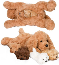 Adopt Me Dog Stuffed Animals for Girls Ages 3 and up - Plush Labradoodle Dog Pil