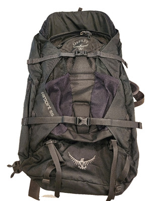 Osprey Farpoint 55 Travel Backpack w/ Detachable Daypack Black Hiking Pack