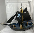Vintage 1991 Playmobil Pirate Ship 3860 Blue Corsair - Ship Only - READ!