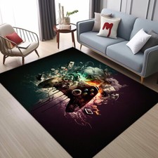 Gamer Rug, Game Room Rug, Gaming Rug, Joysticks Rug, Populer Rug, Gift for Gamer