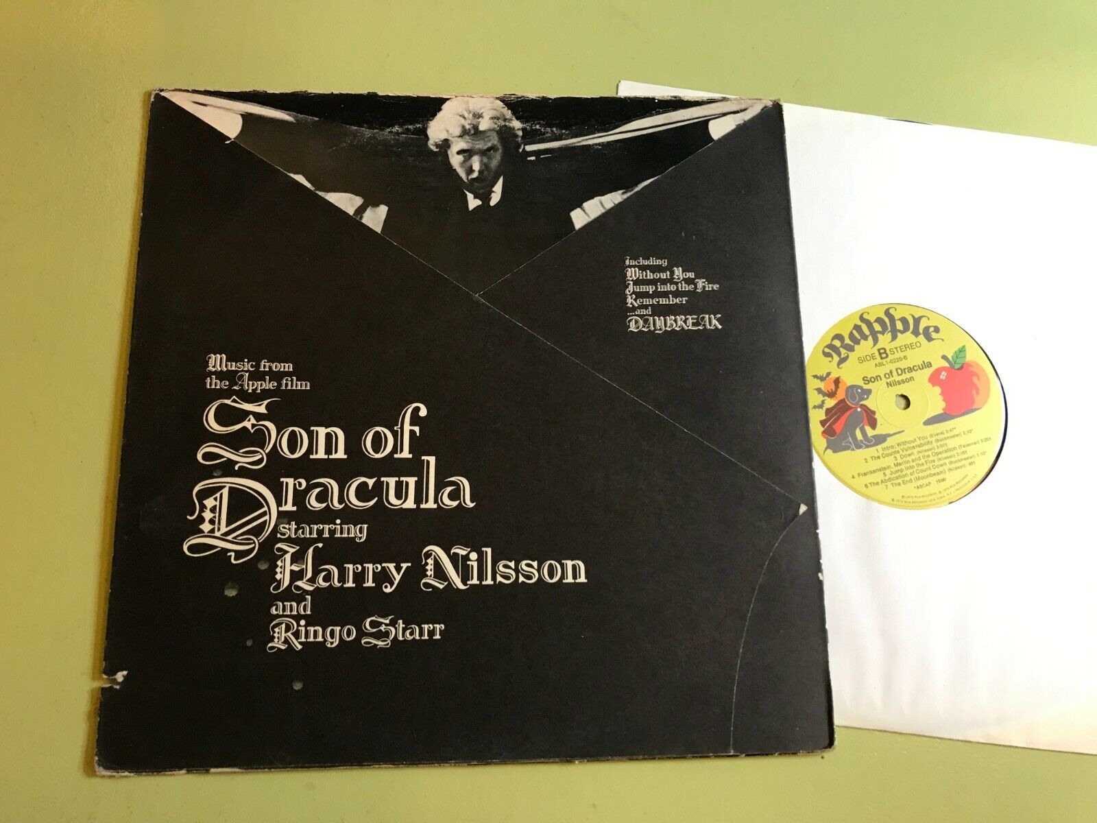 HARRY NILSSON SON OF DRACULA DAYBREAK OST LP '74 us beatles ringo soundtrack!