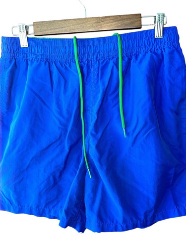 Polo Ralph Lauren Swim Trunks Men’s Size Large Blue Lined Vintage Waist 33-34 - Picture 2 of 8