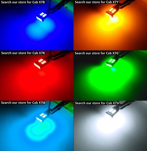 5x luces marcadoras LED ámbar/amarillo cabina techo separación para camionetas Chevrolet C/K - Imagen 5 de 5