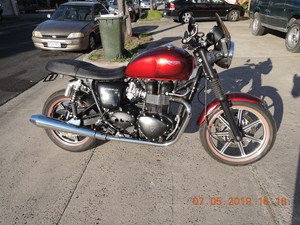 Triumph Bonneville Se 2009 Custom With Extras Classic Retro Cafe