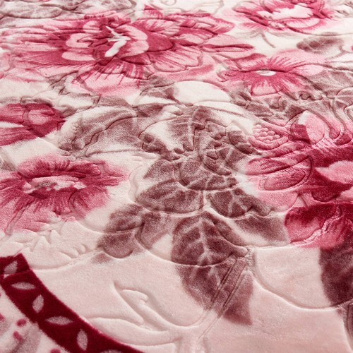 2-Ply Korean Mink Blanket Thick Soft Warm Queen King Size Animal/Floral Blankets - Picture 22 of 134