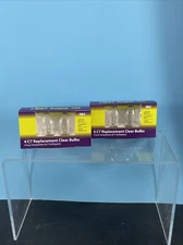 Lot Of 2 Light Keeper Pro Clear C7 Replacement Bulbs 120V 5W 60Hz AC 4 Pack