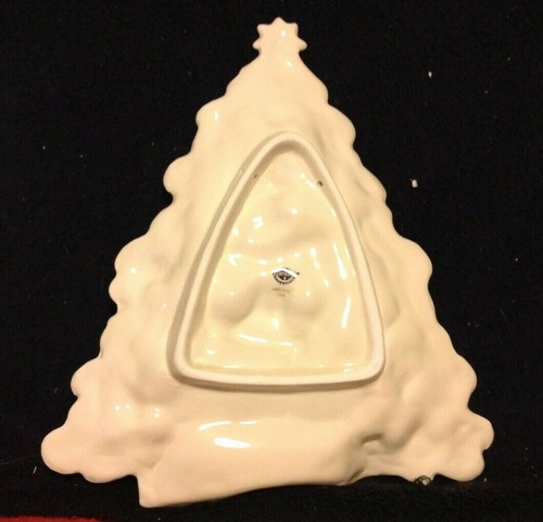 Vintage Fitz Floyd Essentials #2058/232 Candy Lane Canape Christmas Santa Plate - Picture 4 of 9