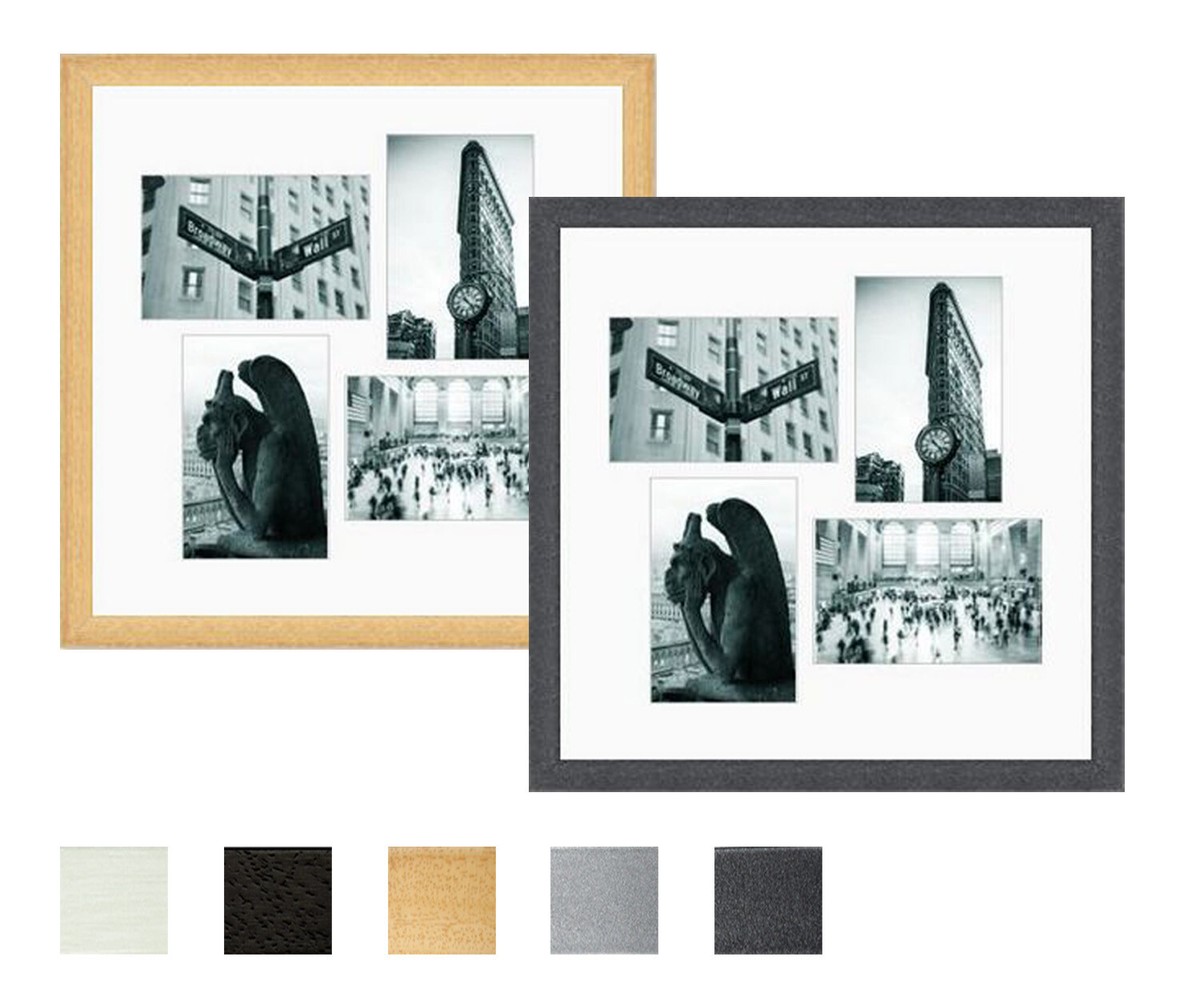 Americanflat Bilderrahmen Collage 28x36cm - Für 5 Fotos 10x15cm