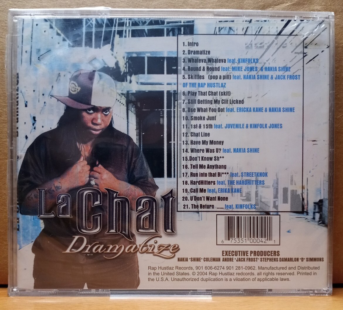 ☆Lyretic Cartel☆ ￼￼G-rap Hiphop La Chat - Dramatize - New Sealed Cd! Memphis Rap