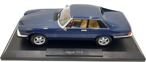 NOREV, 1988 metallic blue car - JAGUAR XJ-S Coupé limited edition, 1/18, NORE...