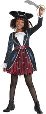 Pirate Sparkle Party Costume 1 Set - Multicolor Light up Dress  Hat - Perfect