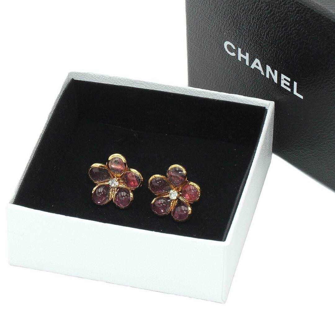 【リナ】CHANEL gripoix vintage ブローチ★超レア★グ Chanel Gripoix Brooch - 78 For Sale on 1stDibs | chanel