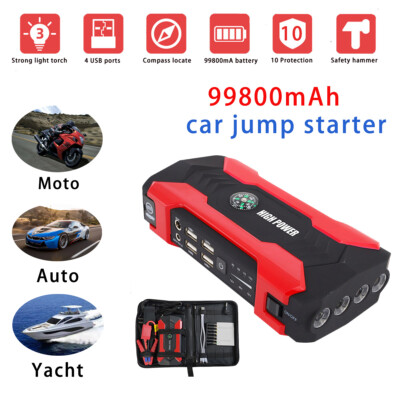 #ad 12V multi function emergency start power supply car backup starter $55.57