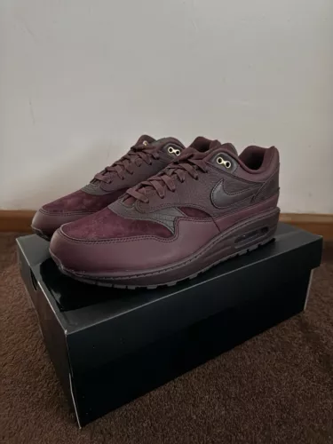 Nike Air Max 1 '87 Burgundy Crush (W) - UK9 US11.5 - Brand New - Deadstock
