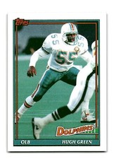 Hugh Green 1991 Topps #126 Miami Dolphins NM-MINT