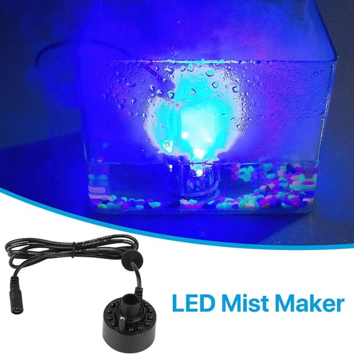 Nebelmaschine mit 12 LED Bunten Lichtern Ultraschall Vernebler Luftbefeuchter - Bild 5 von 12