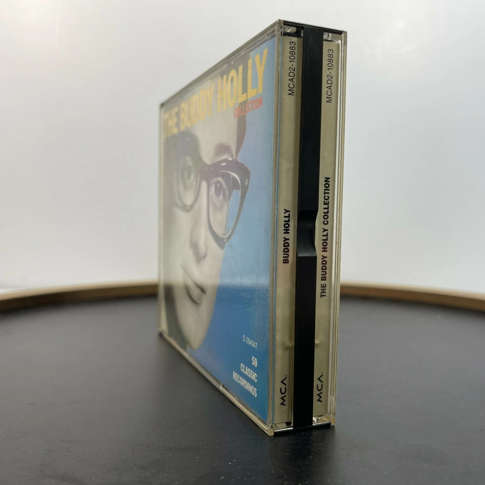 The Buddy Holly Collection by Buddy Holly CDs, 50 Classic 2 Discs, 1993 FATCASE - Imagem 2 de 4