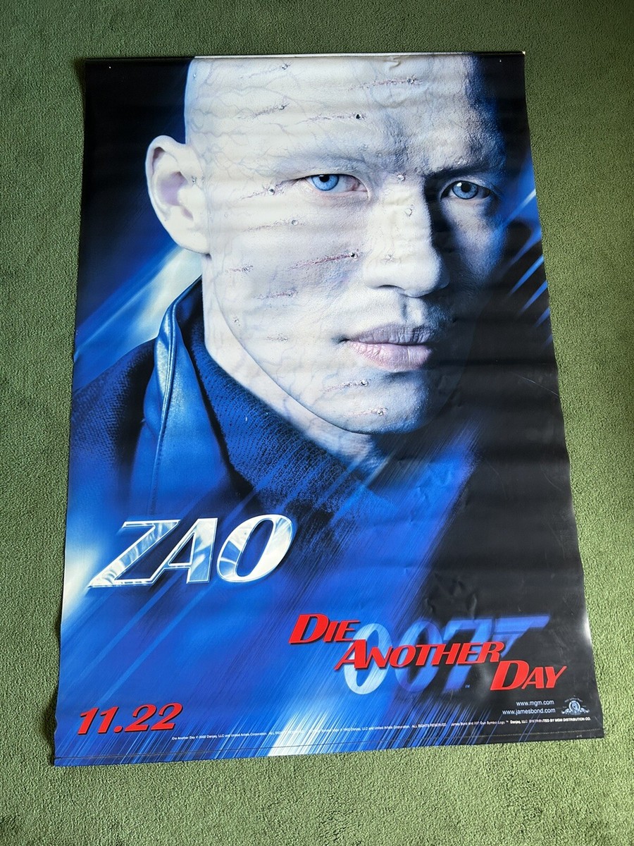 James Bond 007 Die Another Day Zao 2002 Original Movie Banner