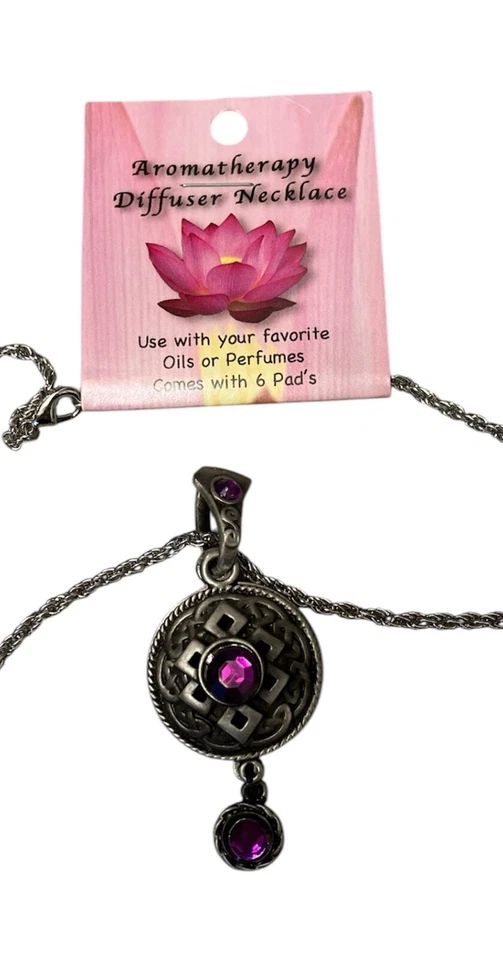 Кулон диффузора эфирных масел. Олово с аметистом. - Изображение 4 из 4