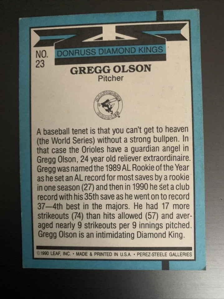 cartão de beisebol, cartão de erro, capa de chapéu Diamond Kings - Imagem 2 de 2