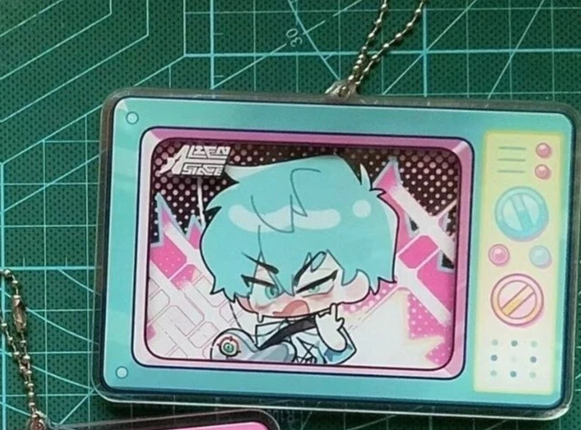 Alien Stage ivan till Anime Keychain Bag Pendant Keyring Cosplay