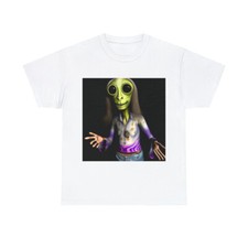 Camiseta Alien Psicodélica Espacio OVNI Hippie Gráfico Camiseta Extraterrestre Rave