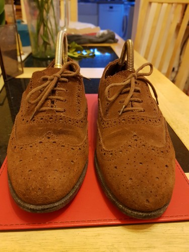 LOVELY SUEDE BROGUES BY RUSSELL 