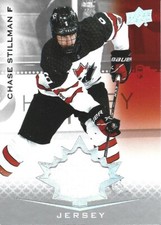 Chase Stillman #22 - 2021 Team Canada Juniors - Jersey Relics