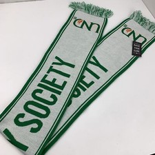 UND 1889 Legacy Society Green White Scarf New