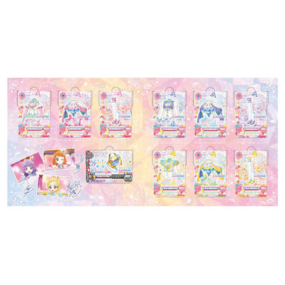 Bandai Aikatsu! 10th Story Luminous Premium Rare Card Set 10 cards
