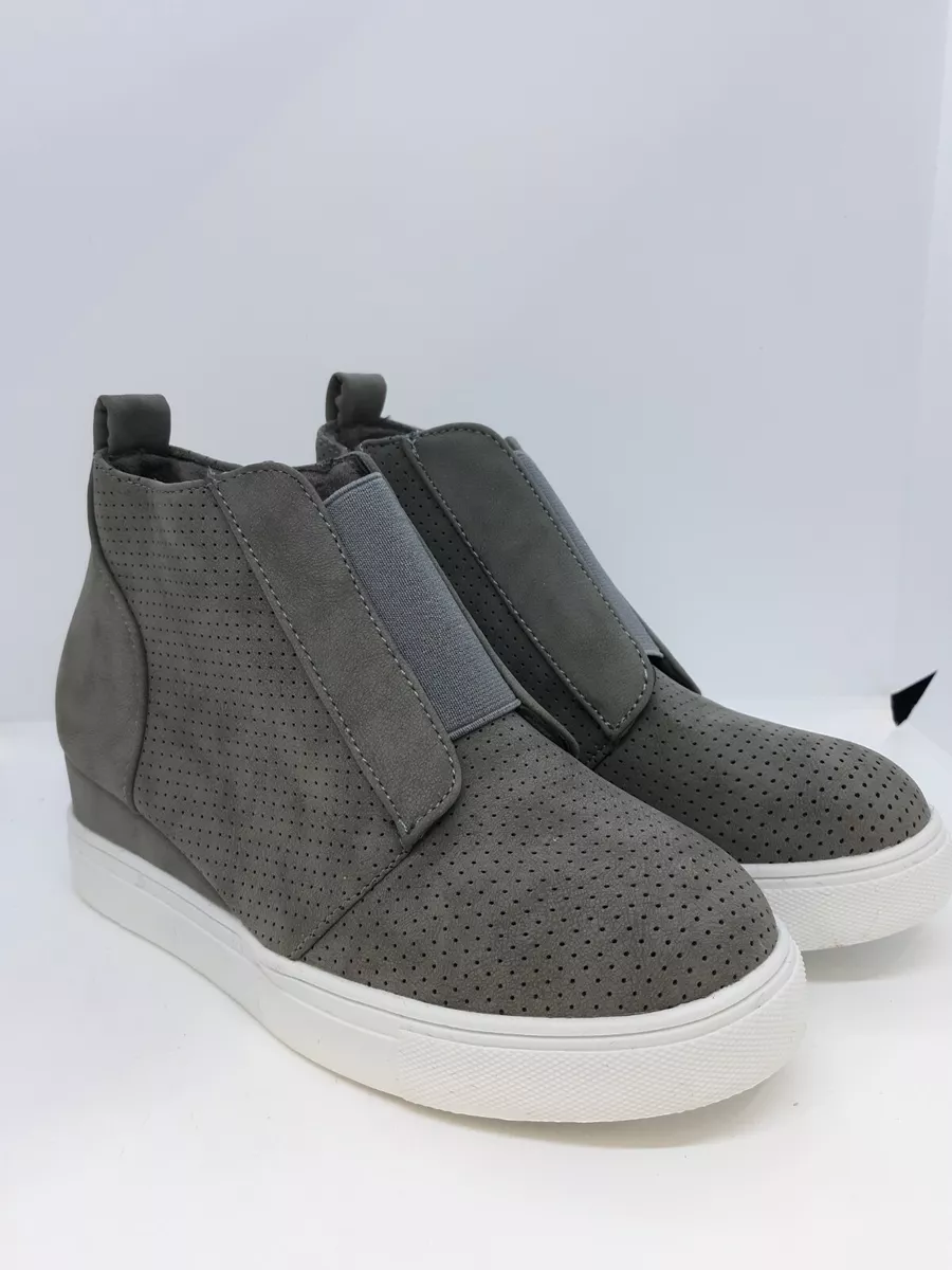 DEARWEN Women s Platform Casual Sneakers Wedge High Top Sports