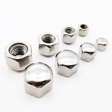 1/10X M3-M16 304 Stainless Steel Hex Hexagon Decor Short Low Cover Cap Acorn Nut