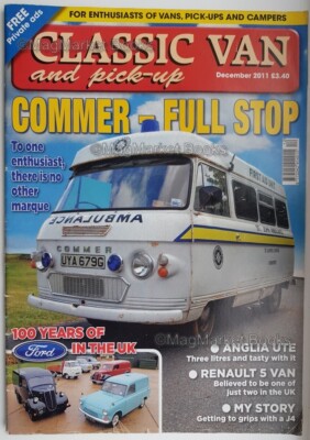 CLASSIC VAN AND PICK-UP MAGAZINE · DECEMBER 2011 · COMMER