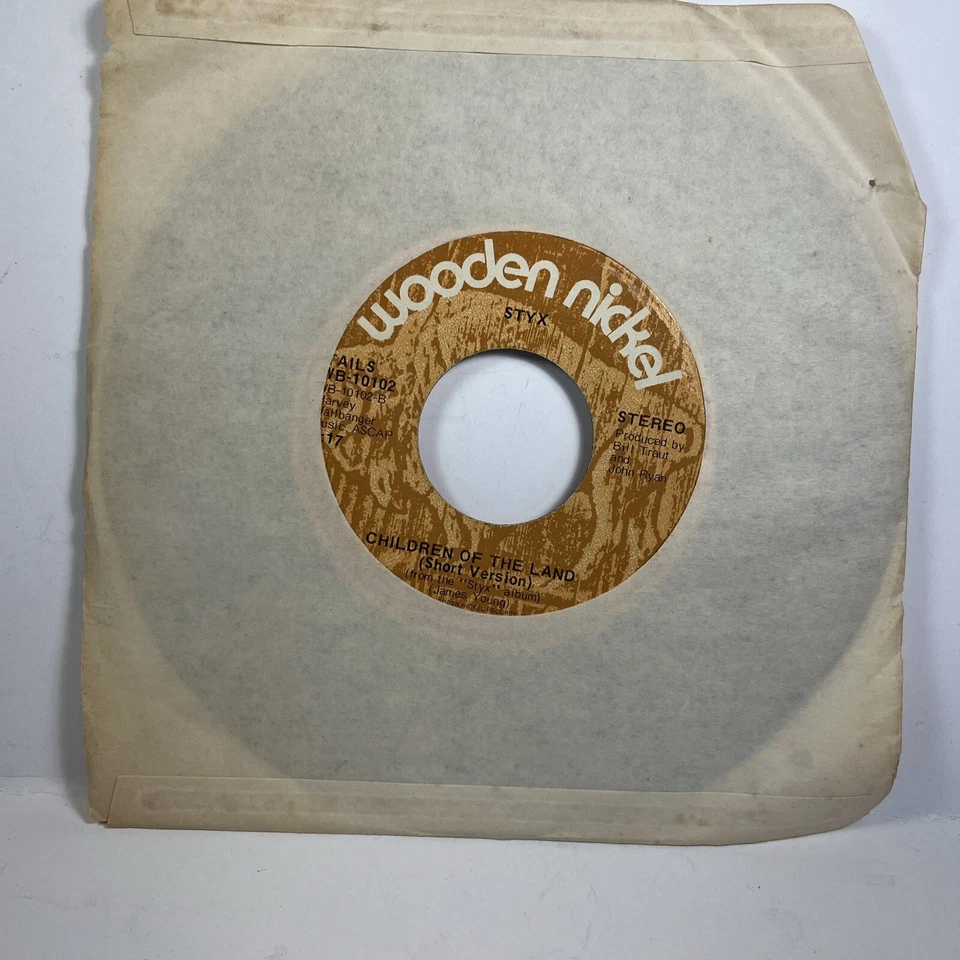 Styx - Lady/Children Of The Land (short Version) 45RPm 7” Record 1973 Original - Image 2 of 4