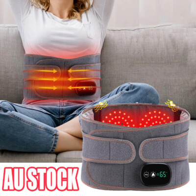 Infrared Heating Waist Massager Electric Belt Vibration USB Charge