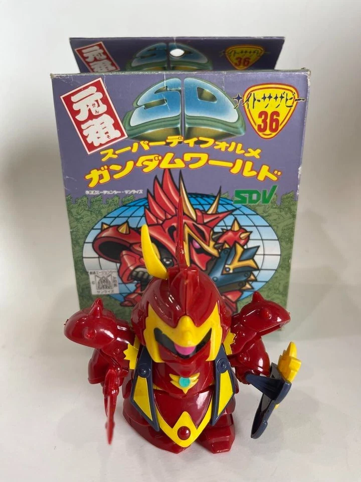 Original SD Gundam World Nº 36 MOBILE SUIT MS GUNDAM KNIGHT SAZABI Figura Kit BB Foto 2 de 4