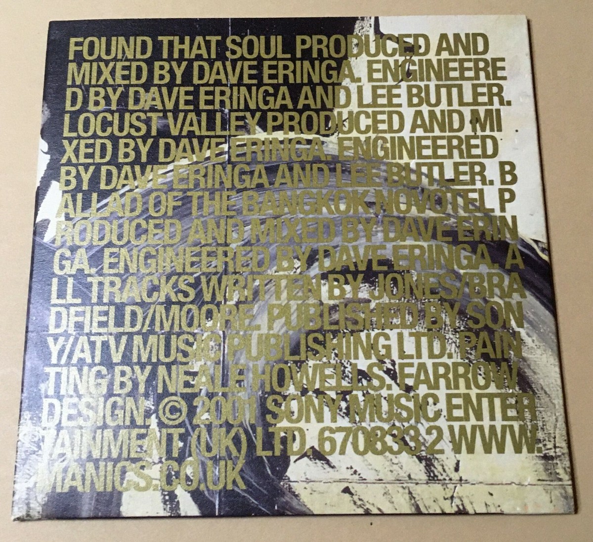 MANIC STREET PREACHERS サイン入りCD manic-street-preachers-