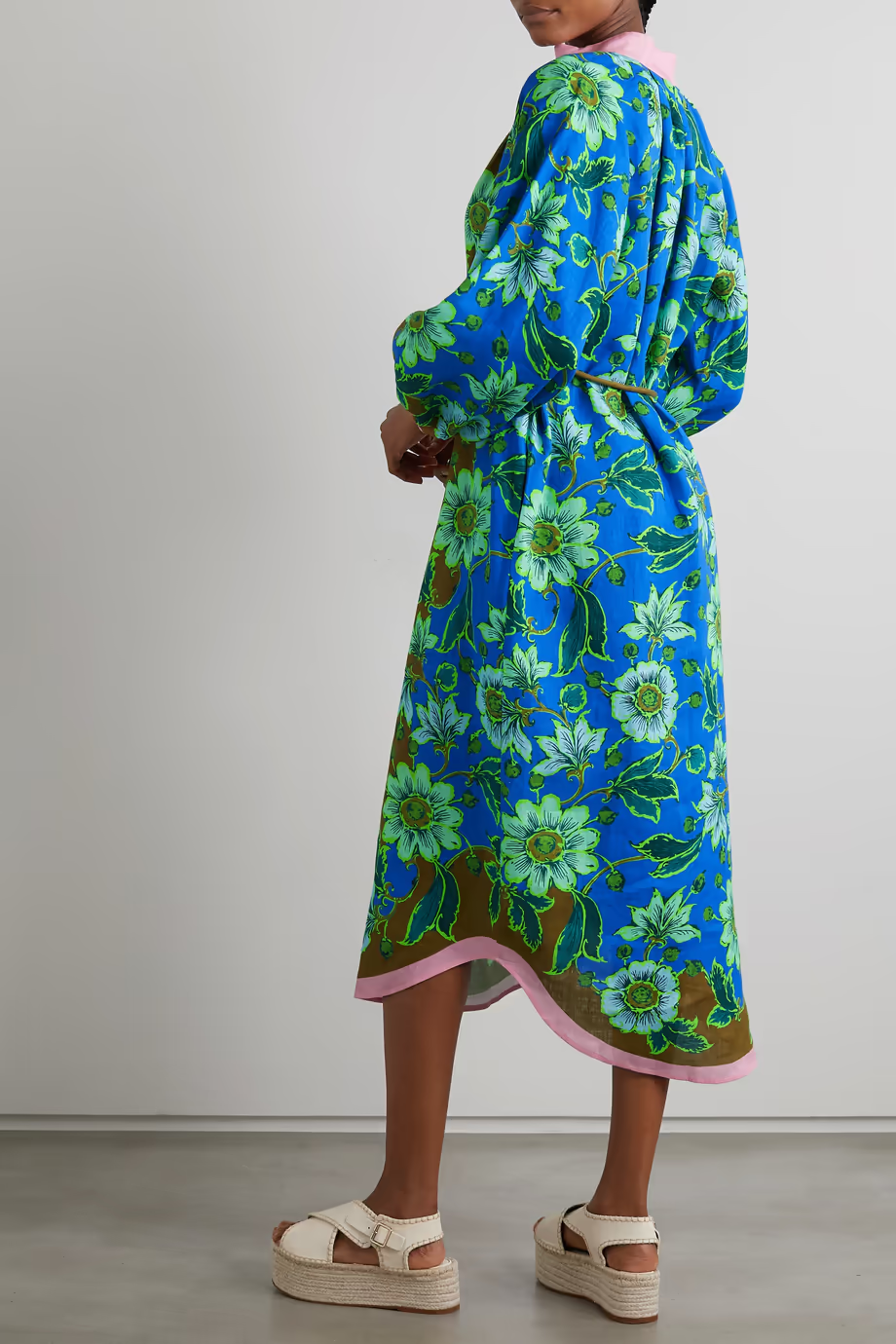 ALÉMAIS Winnie printed linen shirt dress AU 8/US 4 | eBay