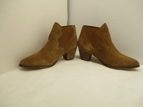 Coolway Botines Cuero Gamuza Marrón Dorado Mujer Talla 41 EUR - Imagen 4 de 9