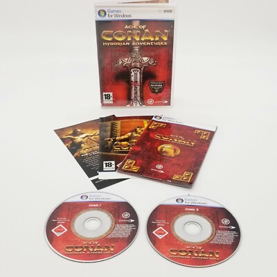 Age of Conan Hyborian Adventures PC 2008 French English Spanish Windows DVD