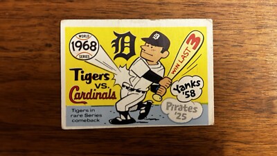 1968 Fleer Card #45 by R.G. Laughlin 1947 World Series Dodgers vs