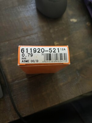 MITUTOYO GAUGE BLOCK 611920-521  0.79mm (metric)